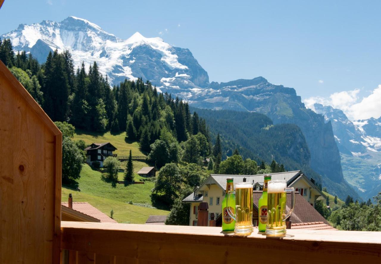 Panoramapark Soleil Chalet E Leilighet Wengen Eksteriør bilde