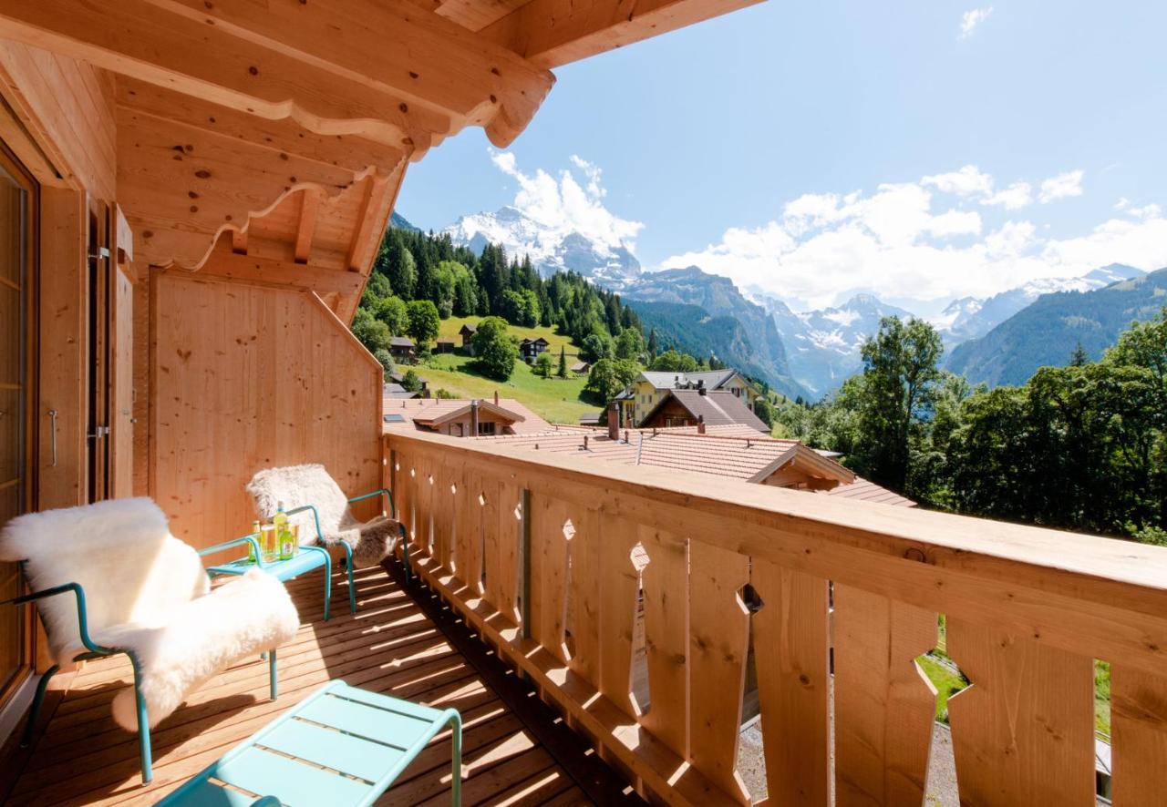 Panoramapark Soleil Chalet E Leilighet Wengen Eksteriør bilde