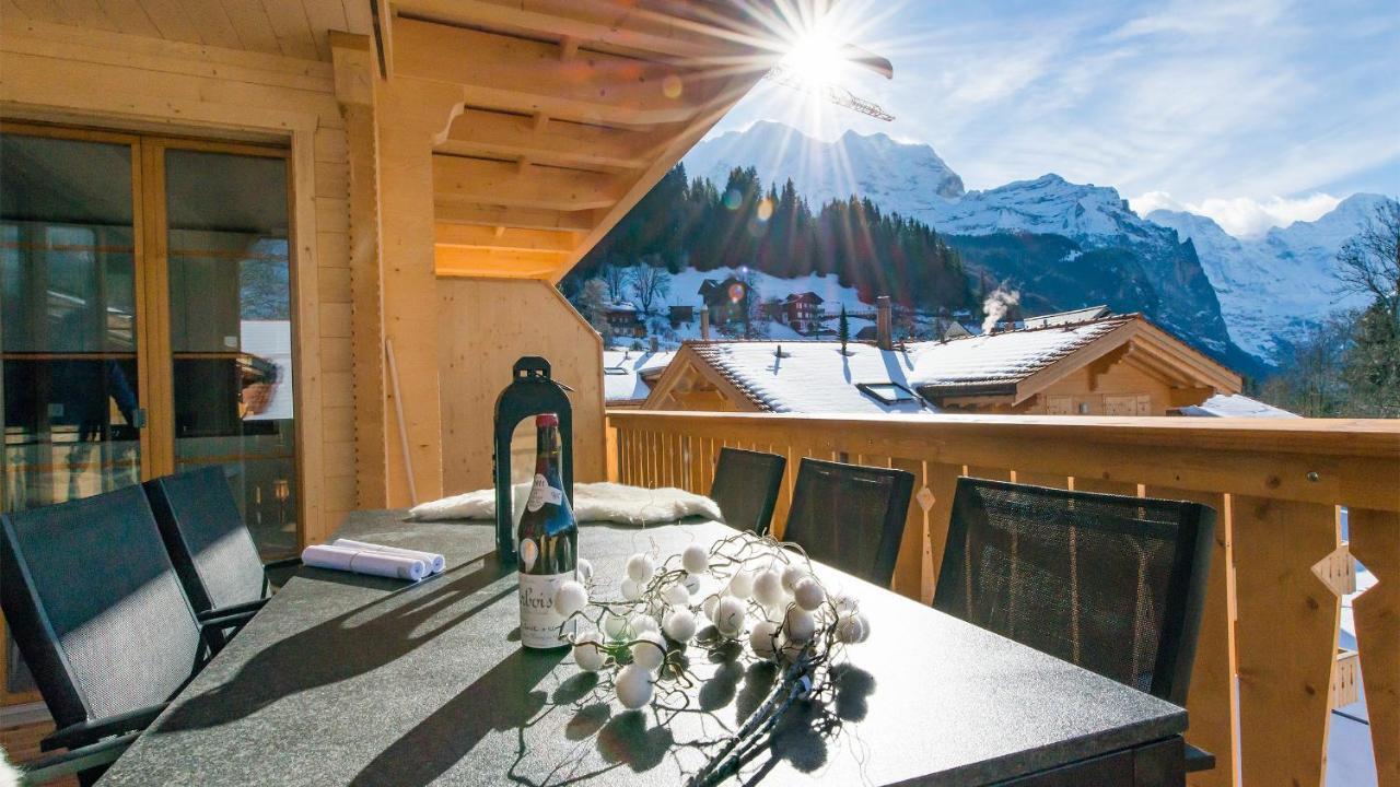 Panoramapark Soleil Chalet E Leilighet Wengen Eksteriør bilde